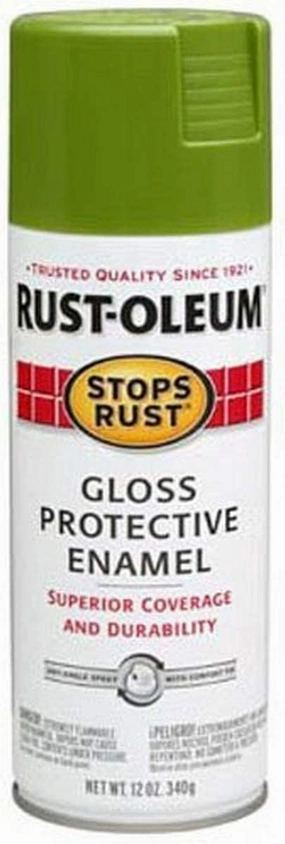 12 OZ Stops Rust Protective Enamel Spray Paint - Gloss Fern