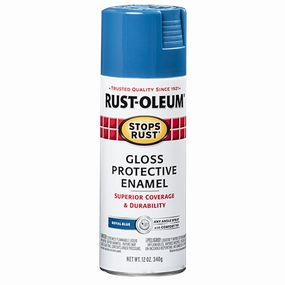 12 OZ Stops Rust Protective Enamel Spray Paint - Gloss Royal Brown