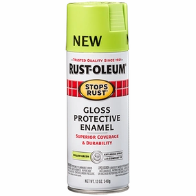 12 OZ Stops Rust Protective Enamel Spray Paint - Gloss Willow Green