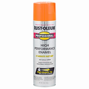 15 OZ High Performance Enamel Spray - Safety Orange