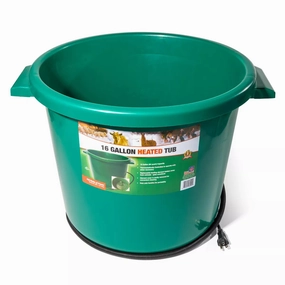 16 Gallon Flat Back Heated Bucket