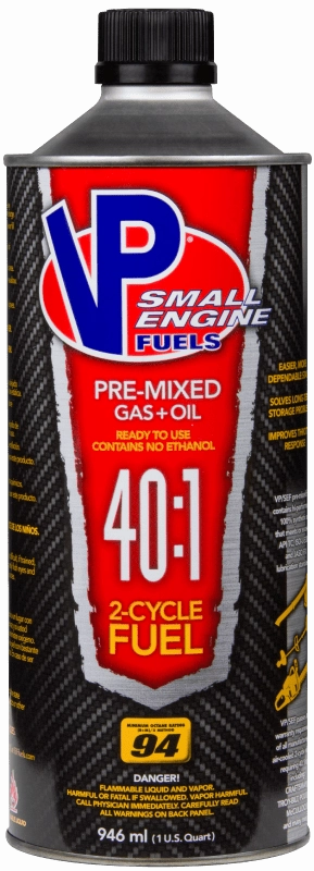 40:1 Premix 94 Octane & Ethanol-free Small Engine Fuel