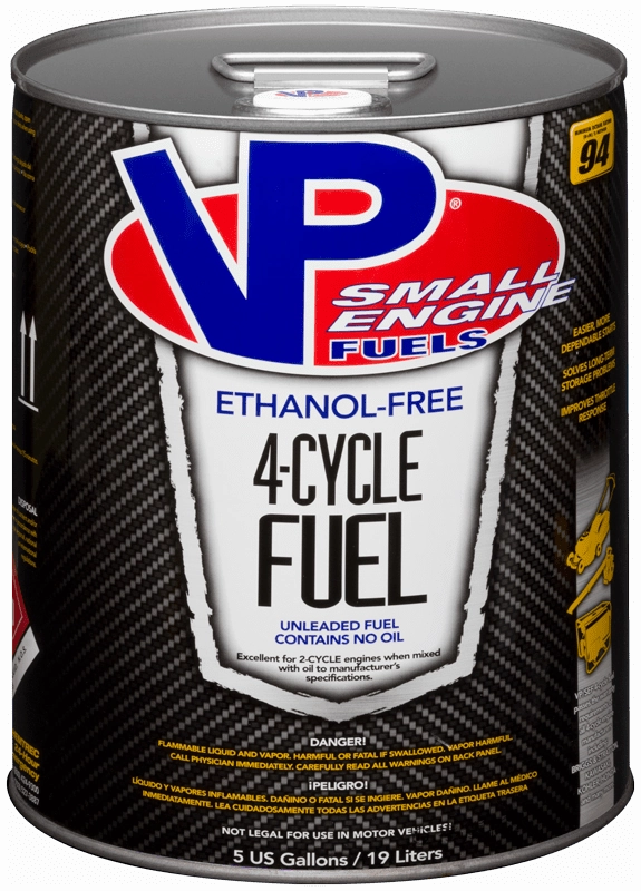 4-cycle Fuel: 94 Octane Ethanol-free Small Engine Fuel - 5 Gallon