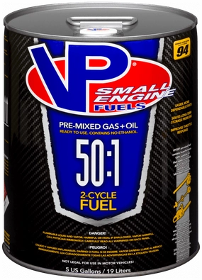 50:1 Premixed 2-cycle 94 Octane Small Engine Fuel - 5 Gallon