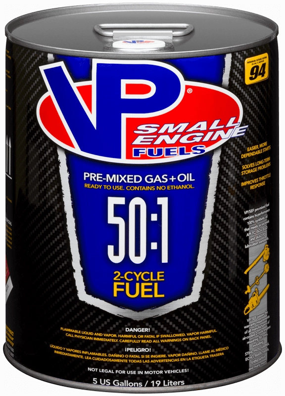 50:1 Premixed 2-cycle 94 Octane Small Engine Fuel - 5 Gallon