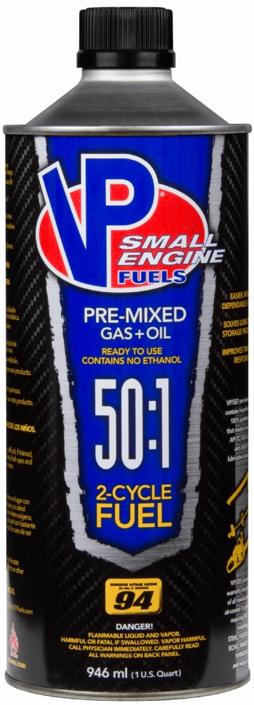 50:1 Premixed 2-cycle 94 Octane Small Engine Fuel - Quart