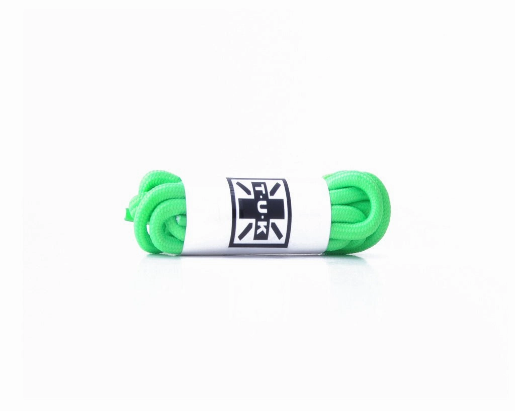 75 CM Neon Green Round Laces