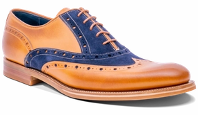 Abingdon - Cedar Calf/Navy Suede