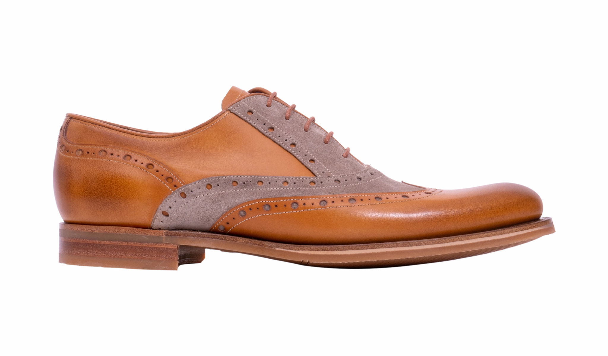 Abingdon - Cedar Calf/Parchment Suede