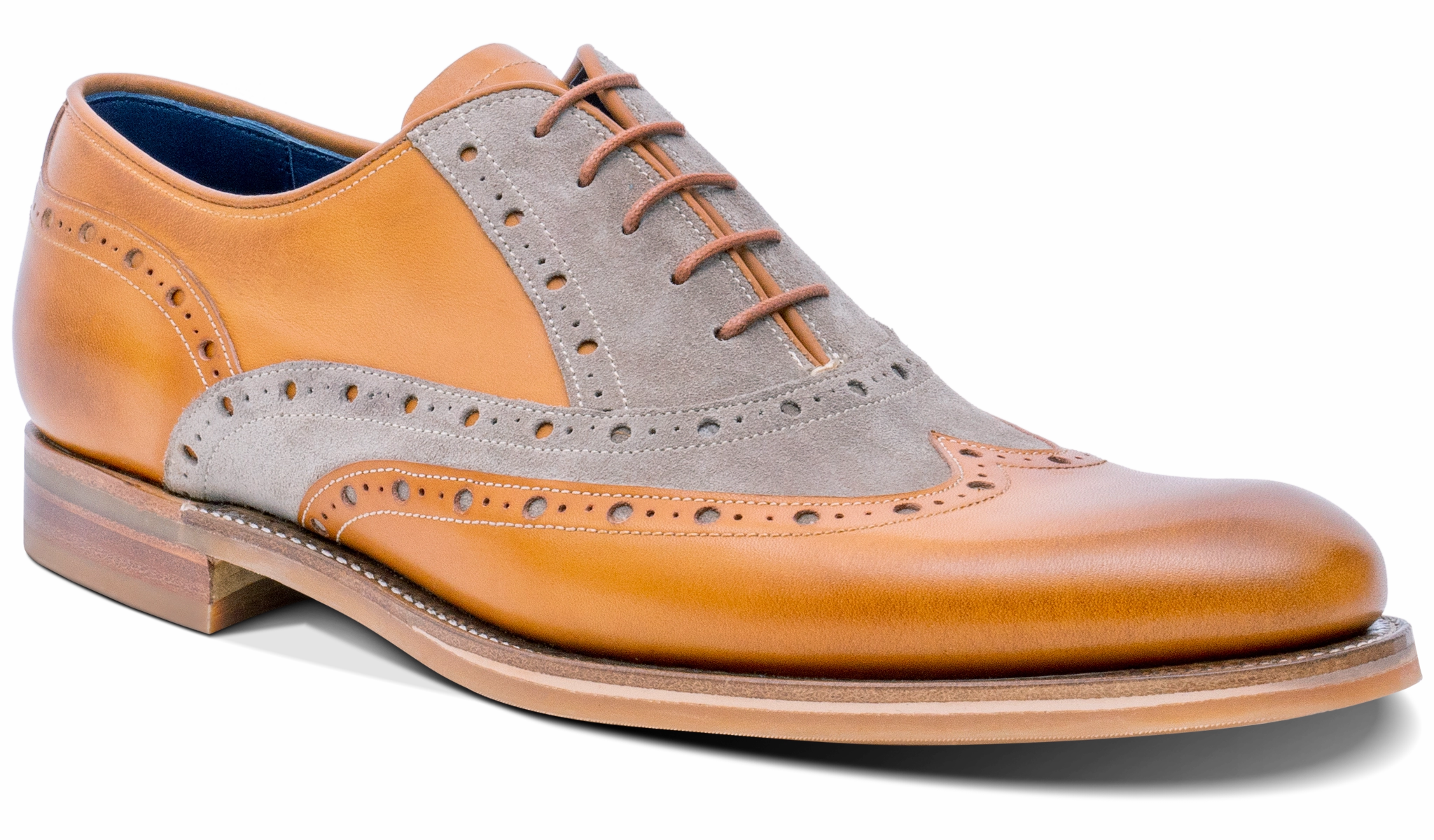 Abingdon - Cedar Calf/Parchment Suede