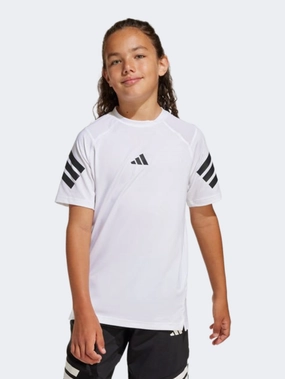 Adidas All Sports Nxt Kids-Boys Sportswear T-Shirt White