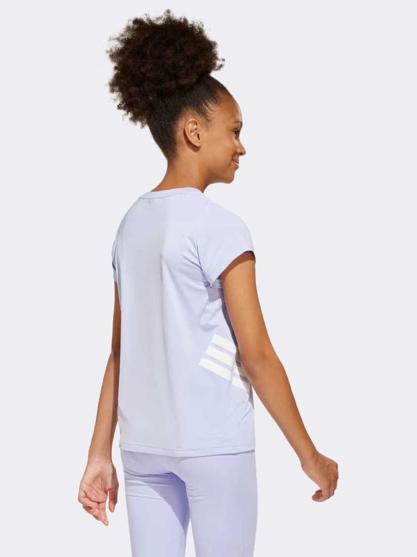 Adidas All Sports Nxt Kids-Girls Sportswear T-Shirt Violet