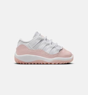 Air Jordan 11 Retro Low Legend Pink Infant Toddler Lifestyle Shoe - White/Legend Pink