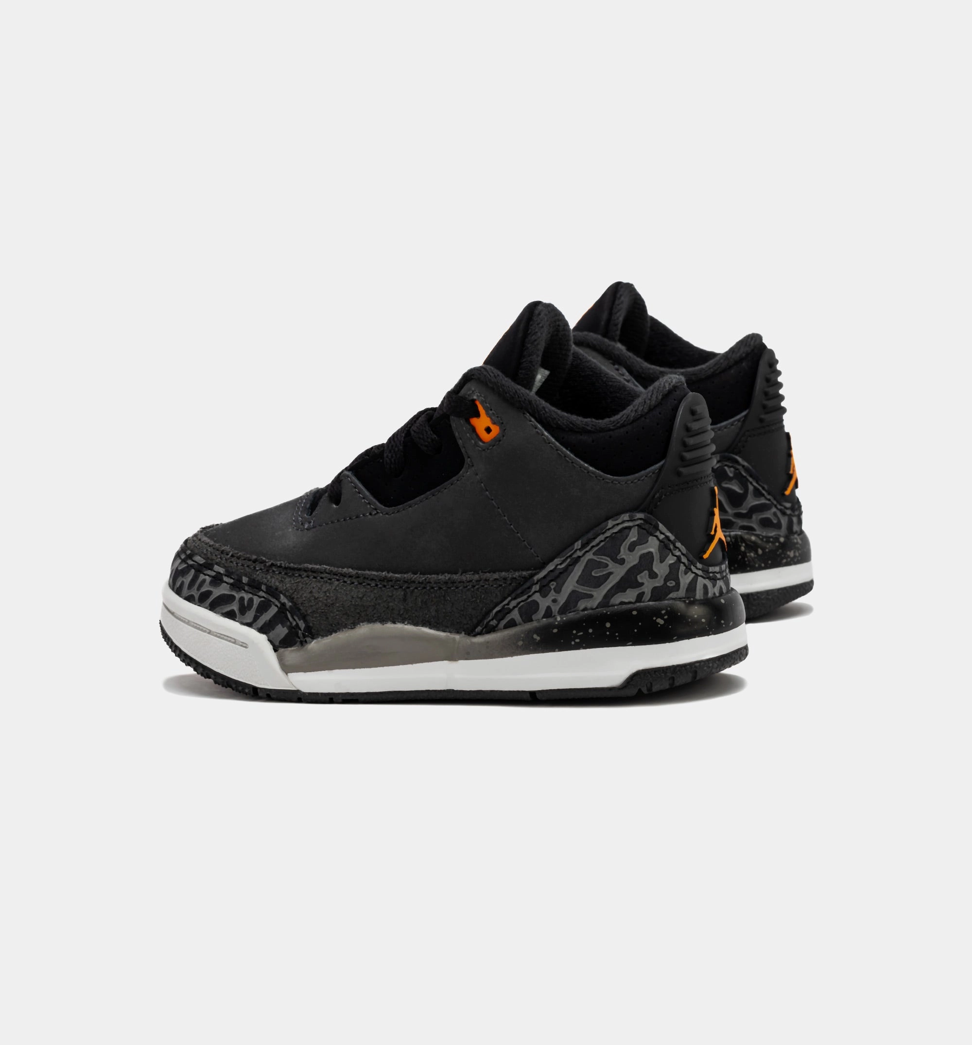 Air Jordan 3 Retro Fear Infant Toddler Lifestyle Shoe - Night Stadium/Total Orange