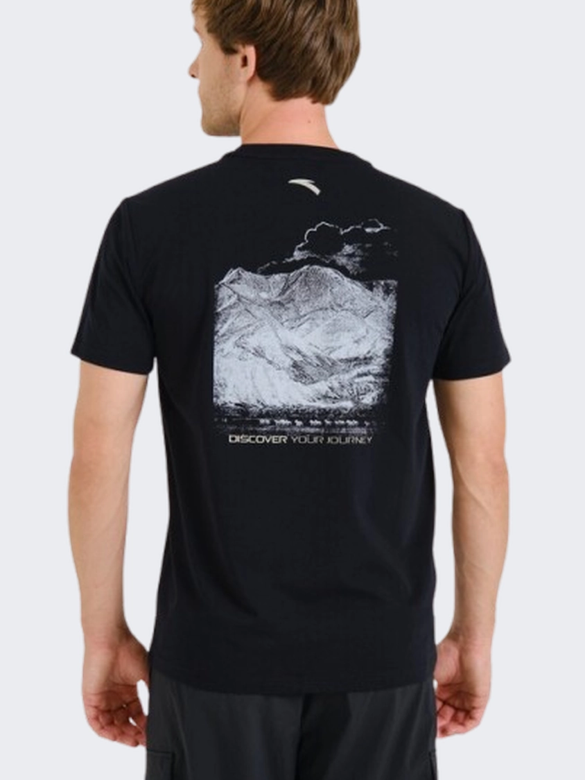 Anta Camping Men Outdoor T-Shirt Black