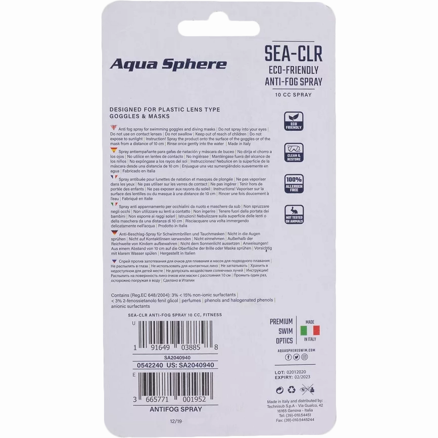 Anti-Fog Spray 10cc