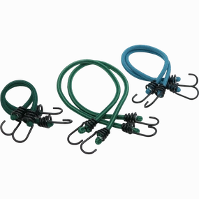 Assorted Bungee Cords - 6 Pack