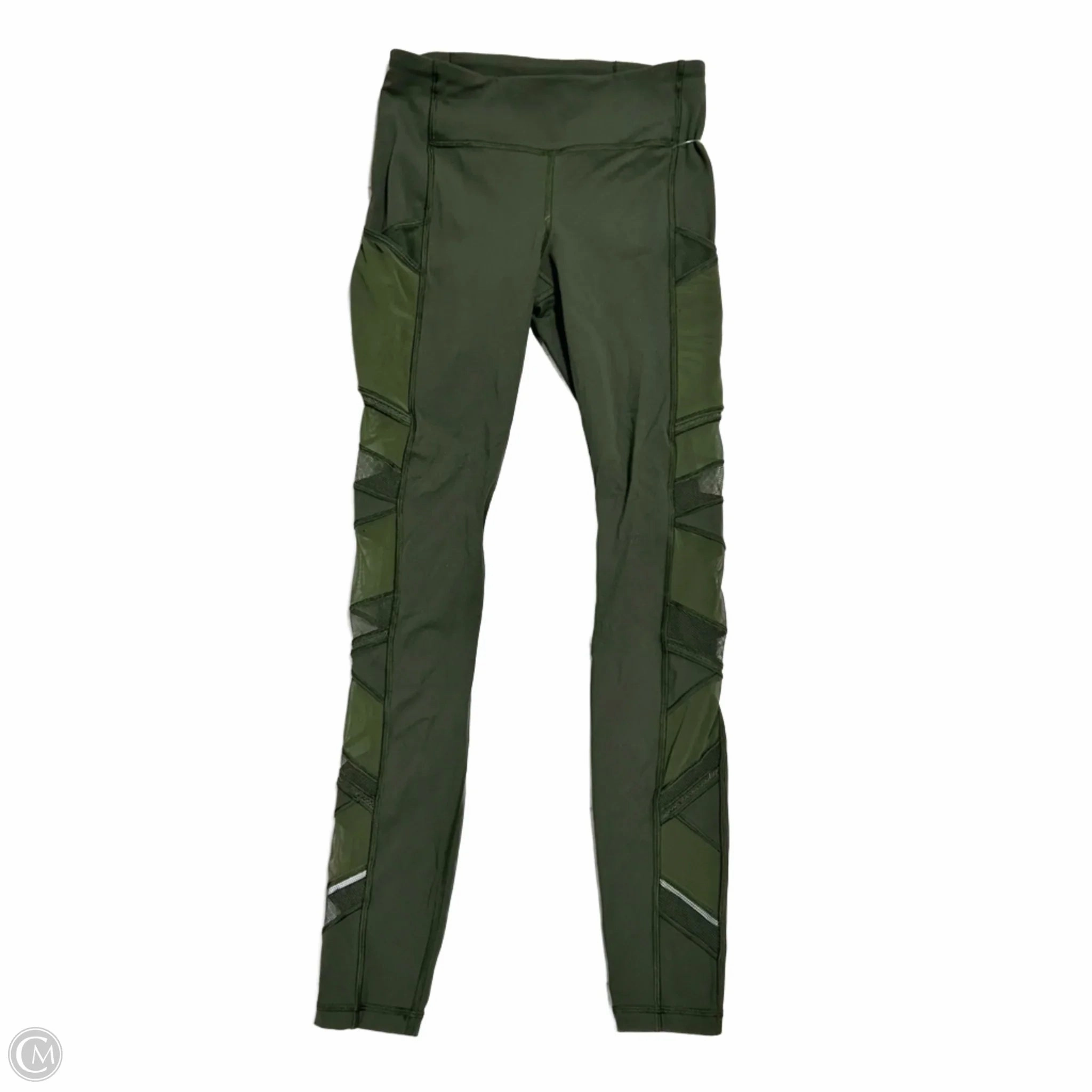 Athletic Leggings By Lululemon In Green, Size: S