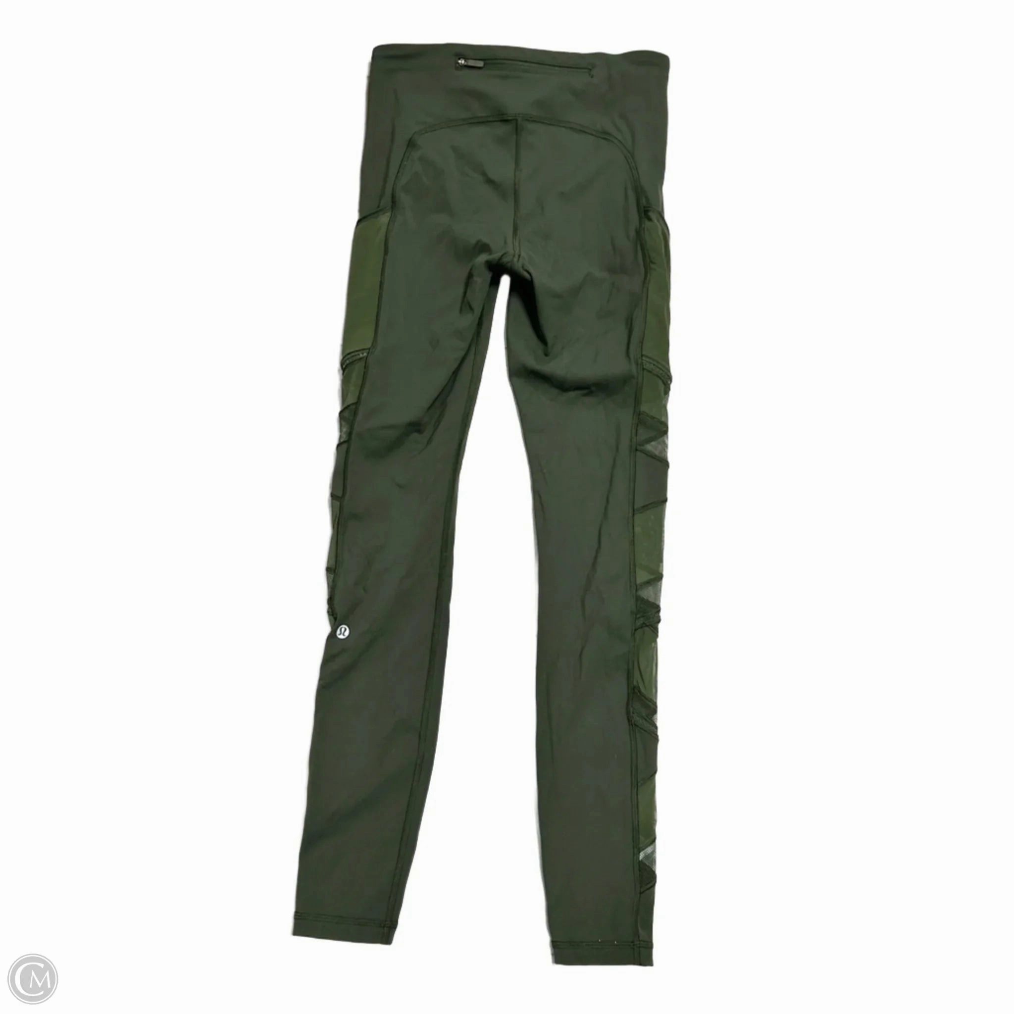 Athletic Leggings By Lululemon In Green, Size: S