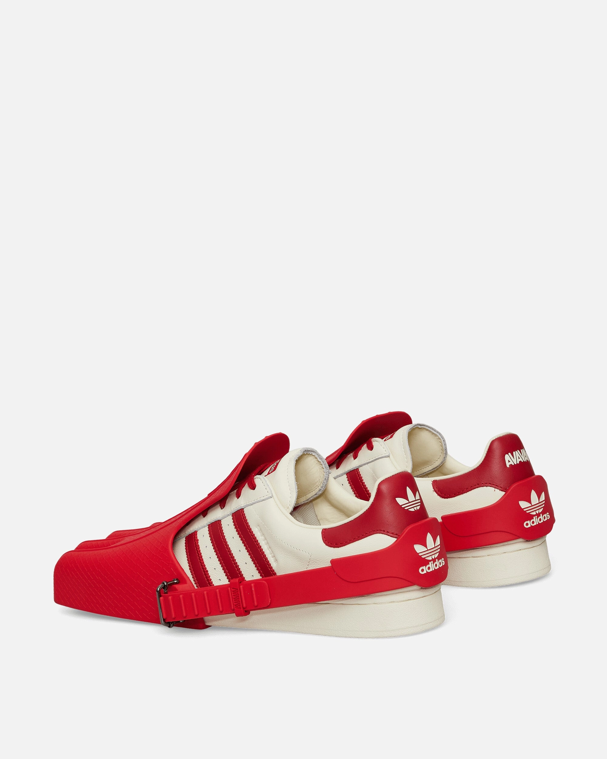 Avavav Superfinger Superstar Sneakers Better Scarlet / Cream White