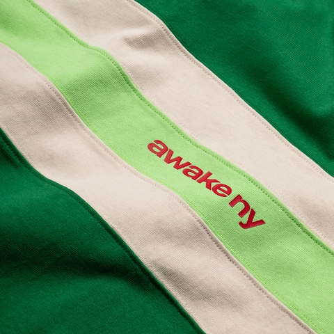 Awake NY L/S Stripe Tee - Green