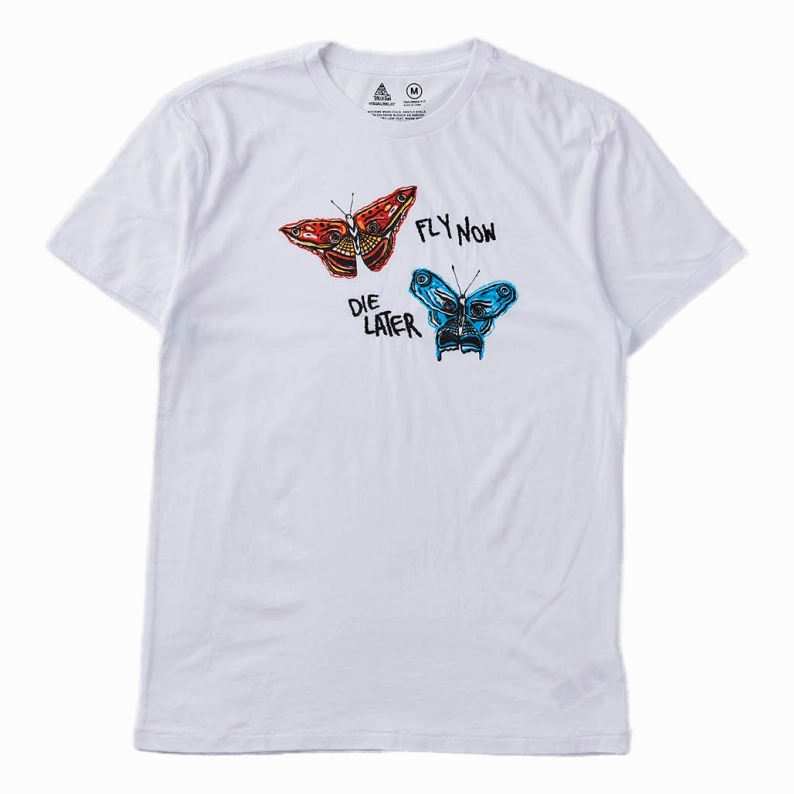Bb Fly Now S/s Tlrt White