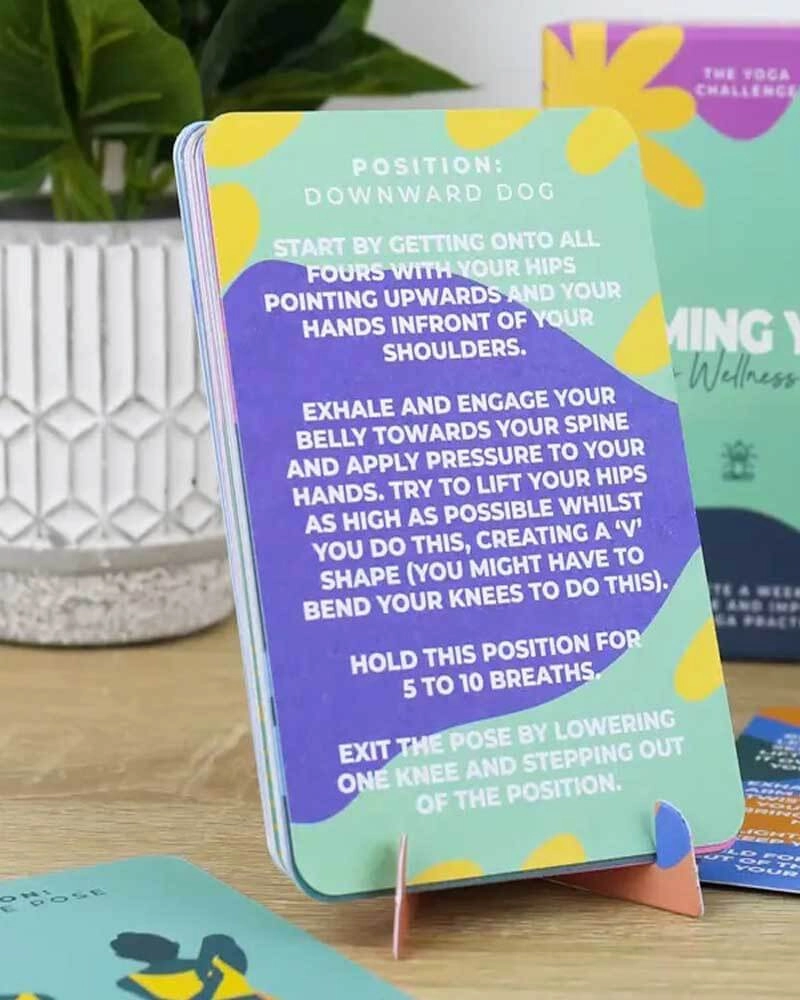 Calming Yoga - Weekly Wellness Cards