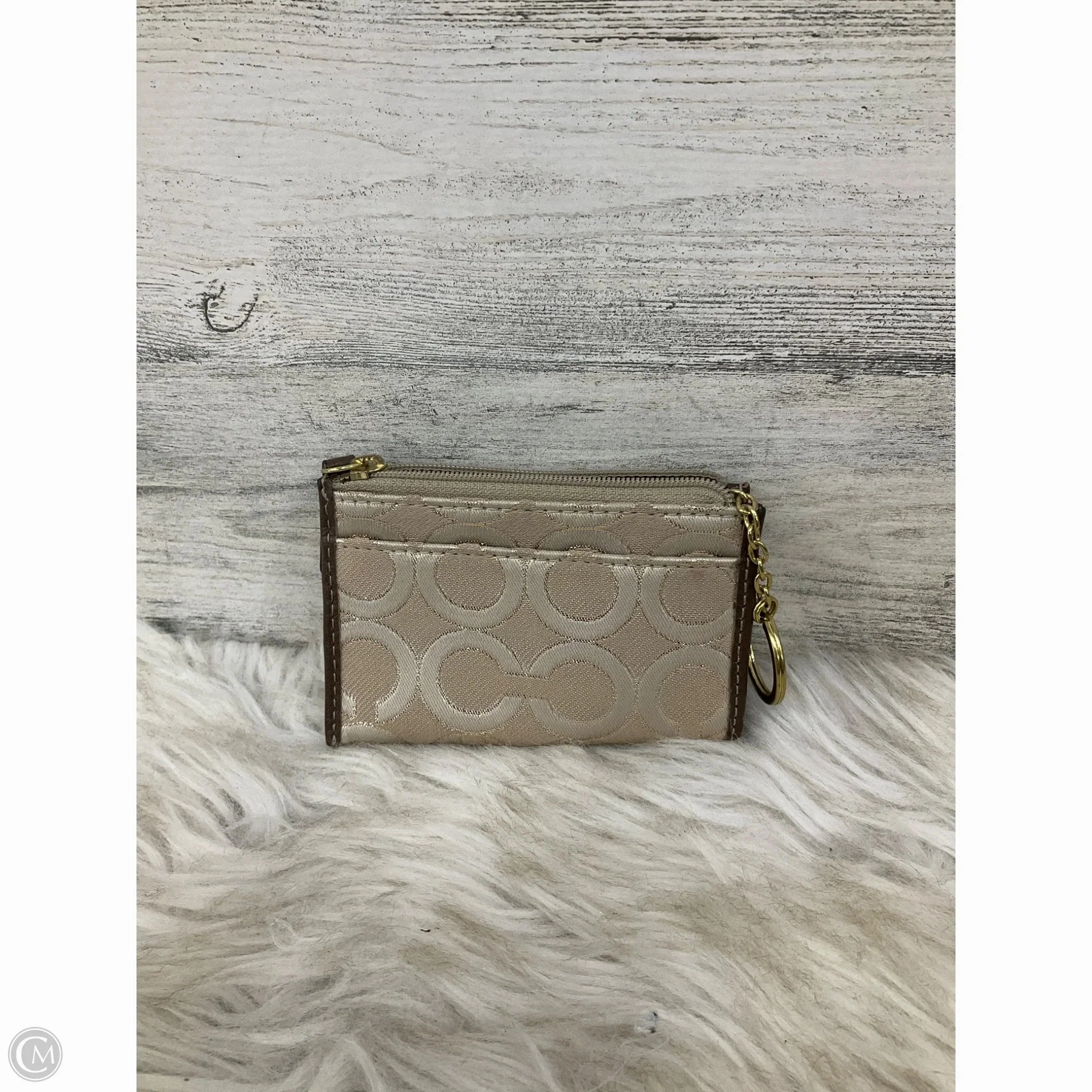 Coin Purse Designer By Coach, Size: Small