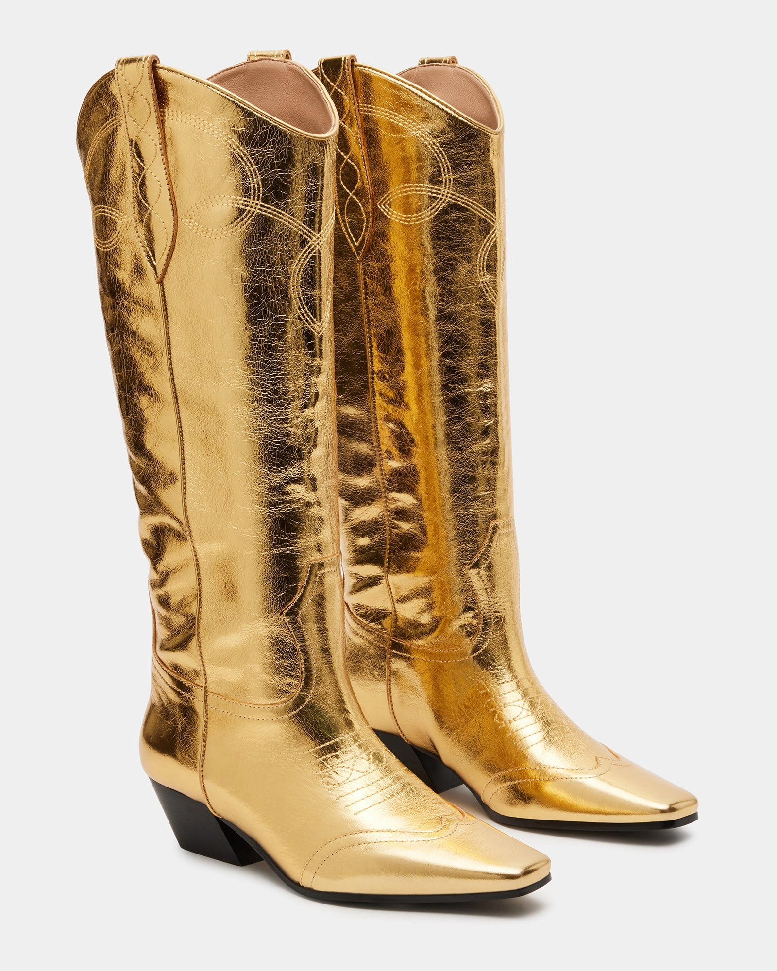 DOLLIE GOLD LEATHER