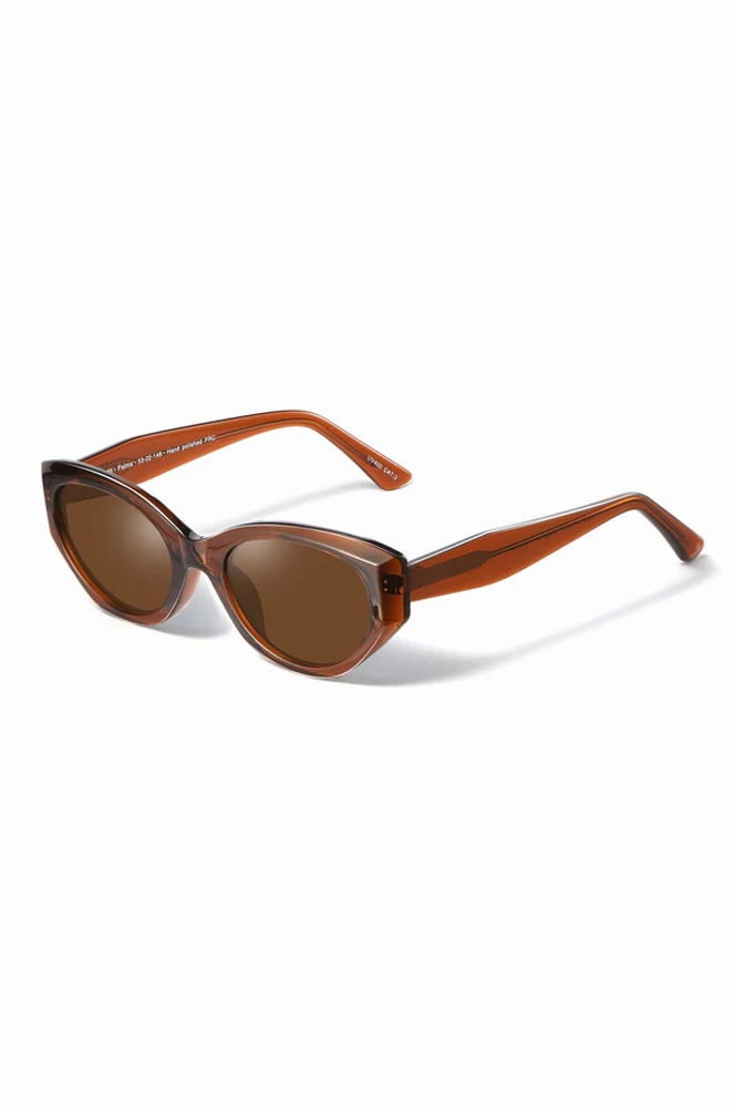 Eco Shades Palma Brown Sunglasses