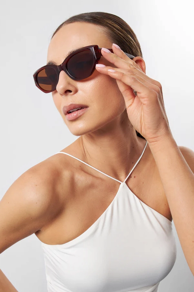 Eco Shades Palma Brown Sunglasses