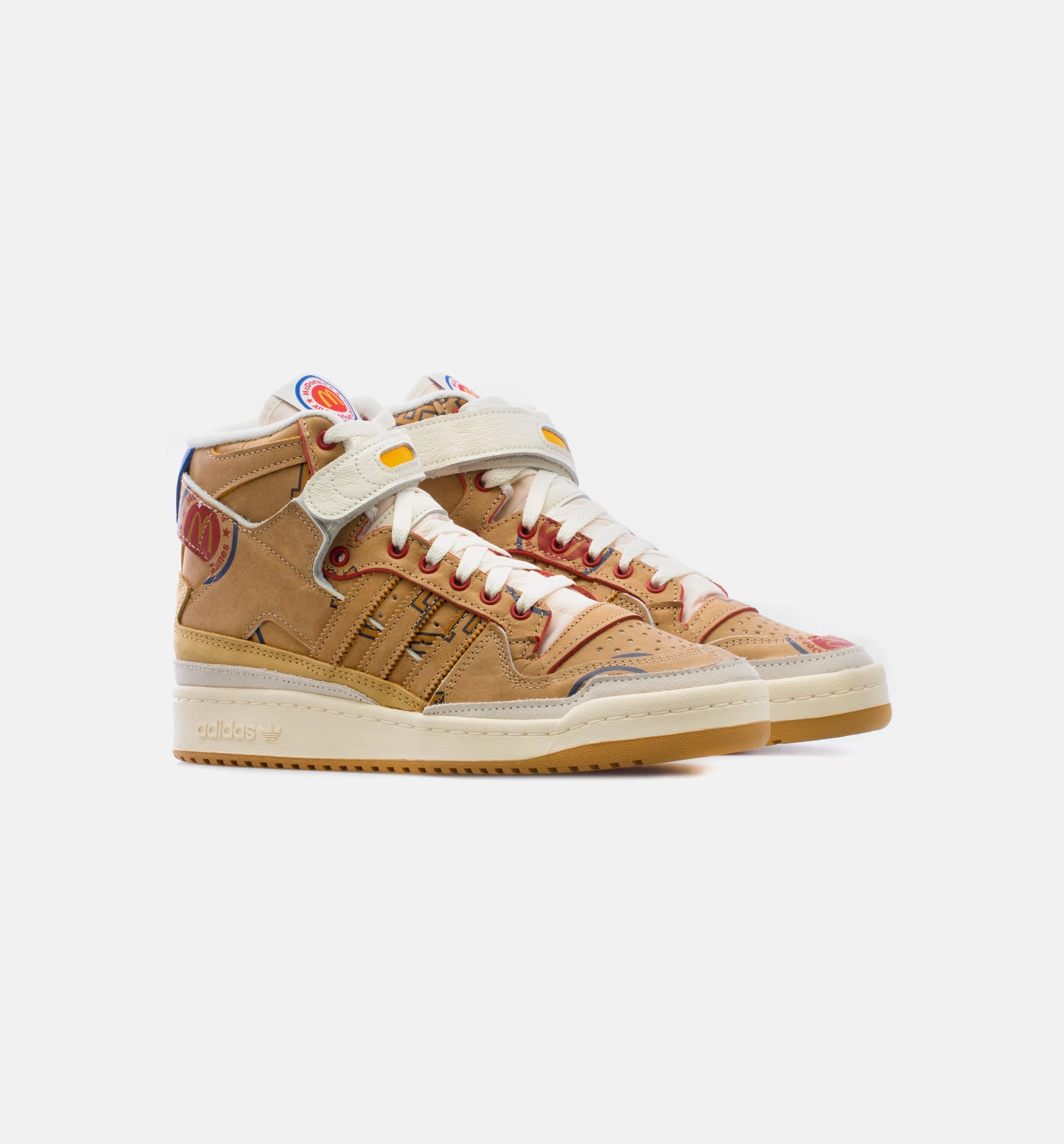 Eric Emanuel x Forum 84 High McDonald's All American Mens Lifestyle Shoe - White/Beige