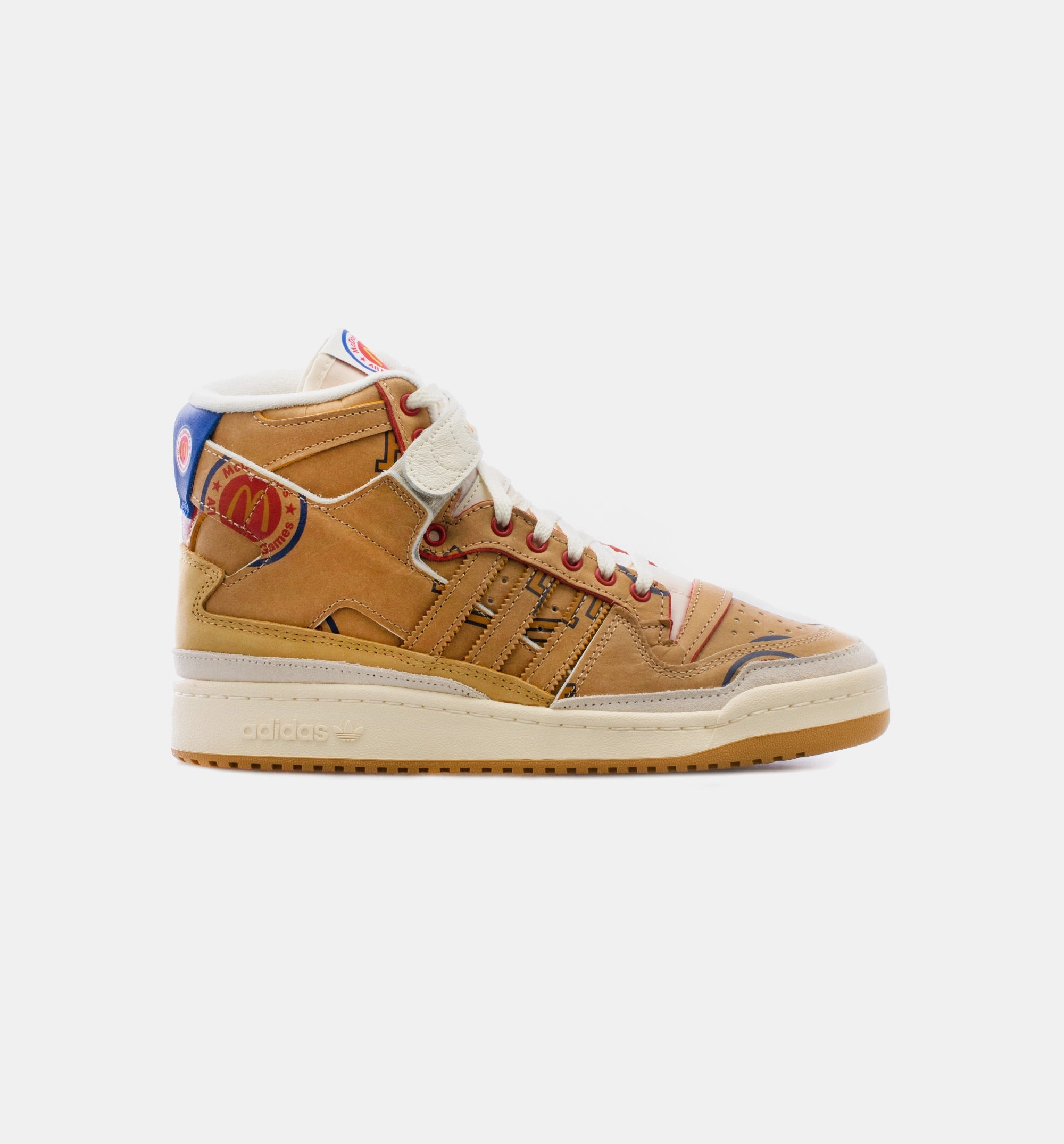 Eric Emanuel x Forum 84 High McDonald's All American Mens Lifestyle Shoe - White/Beige