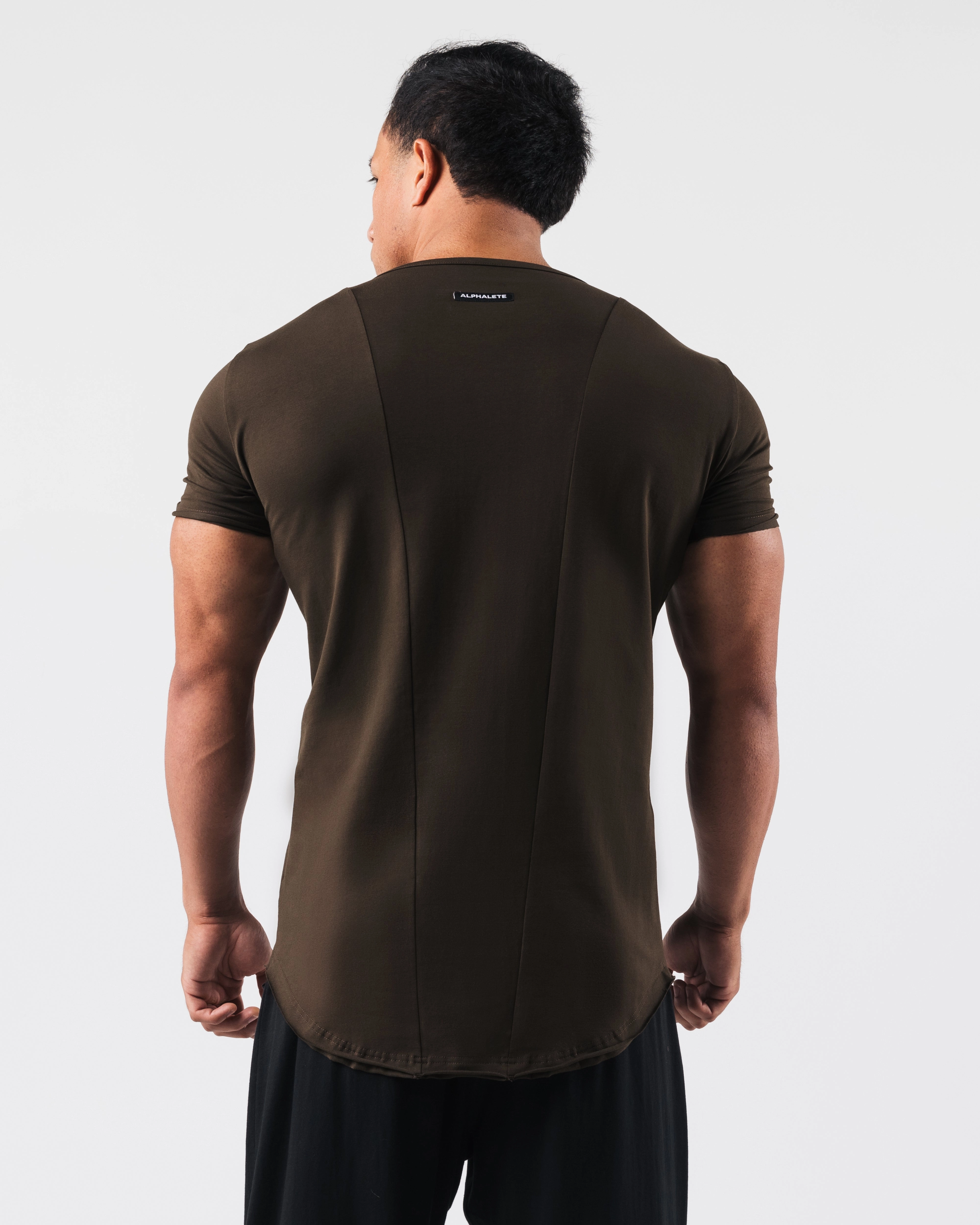 Essential Scoop Neck - Oran Brown