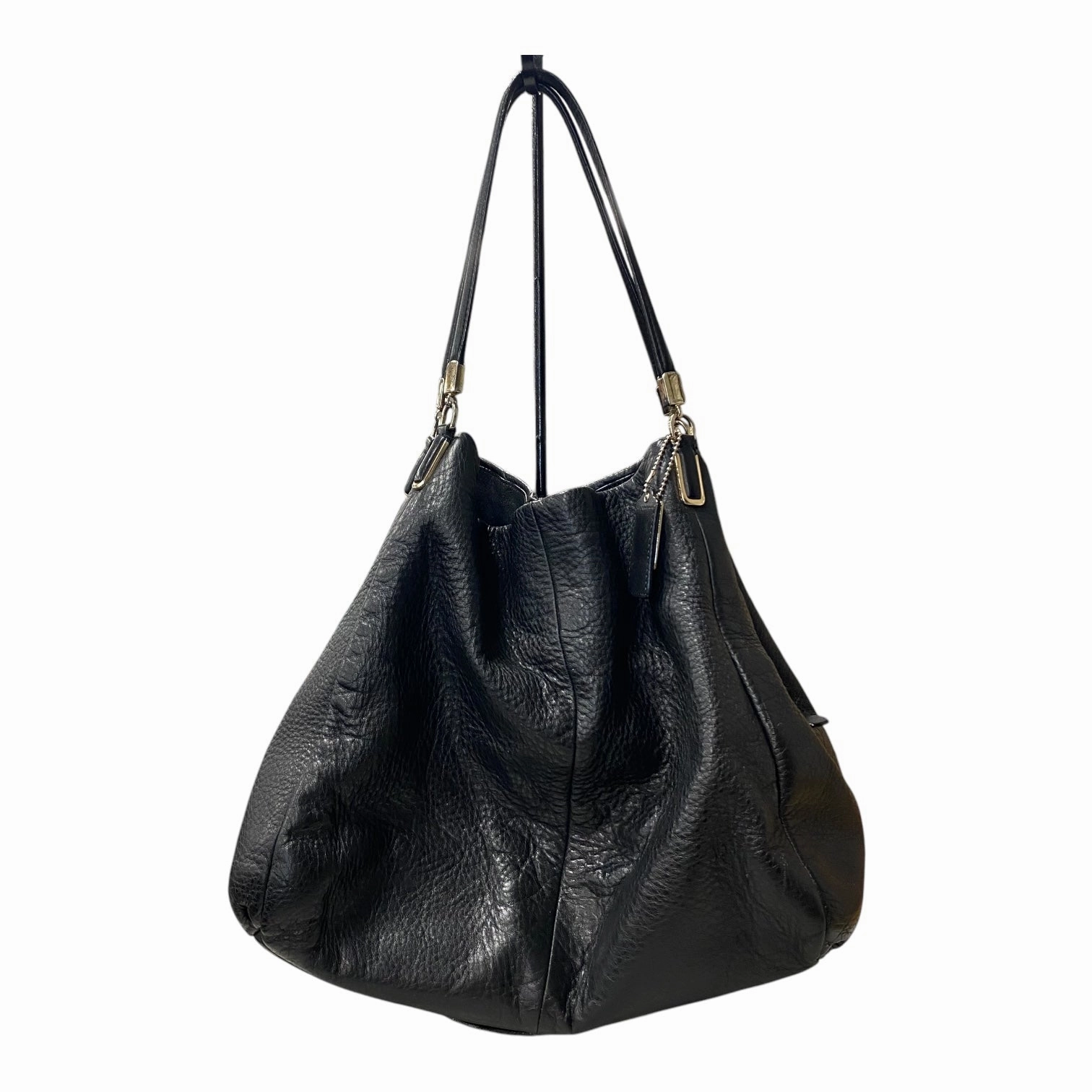 Handbag Designer By Coach In Black, Size:Medium