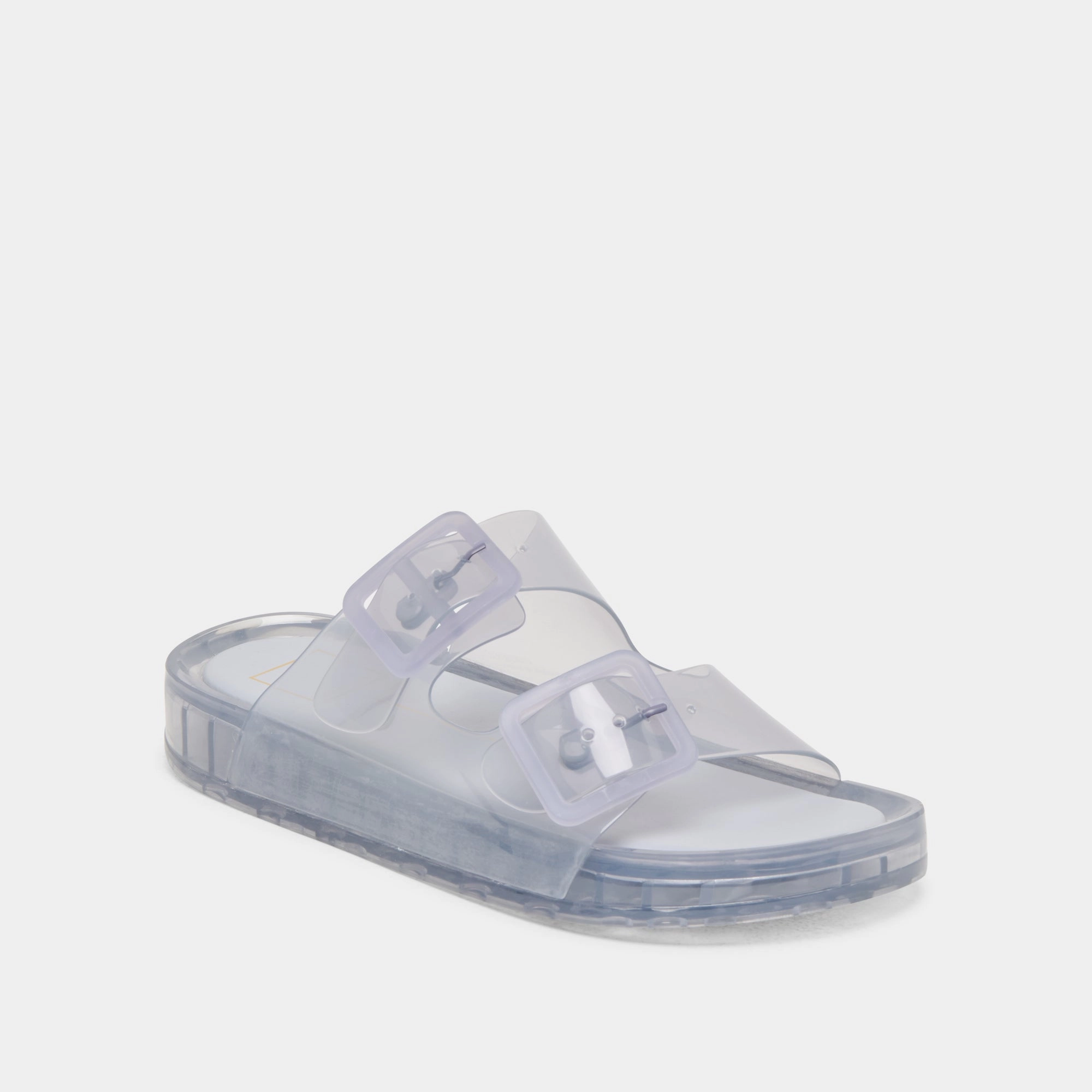 JULIO SANDALS DUSTY BLUE VINYL