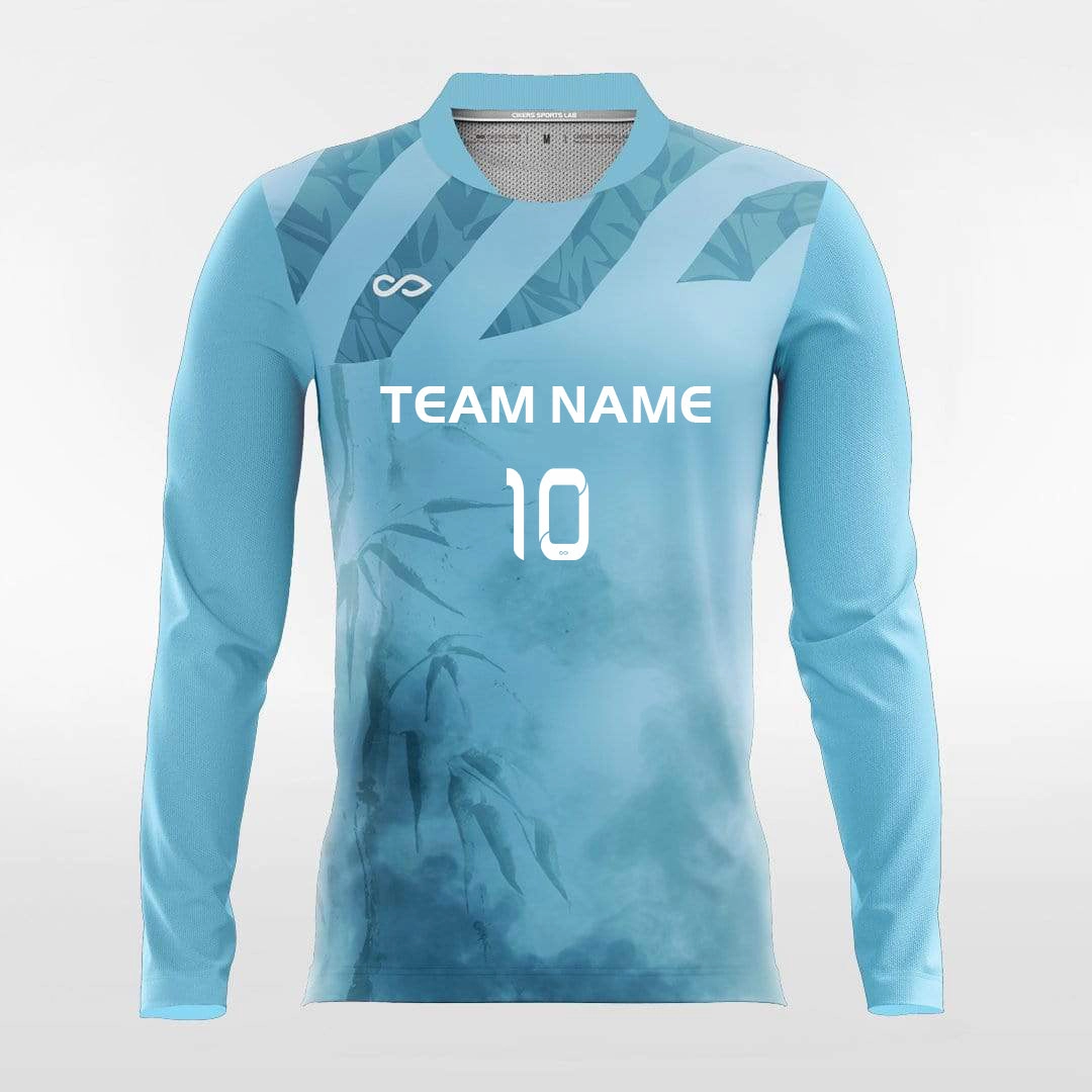 Mist - Customized Men's Sublimated Long Sleeve Soccer Jersey