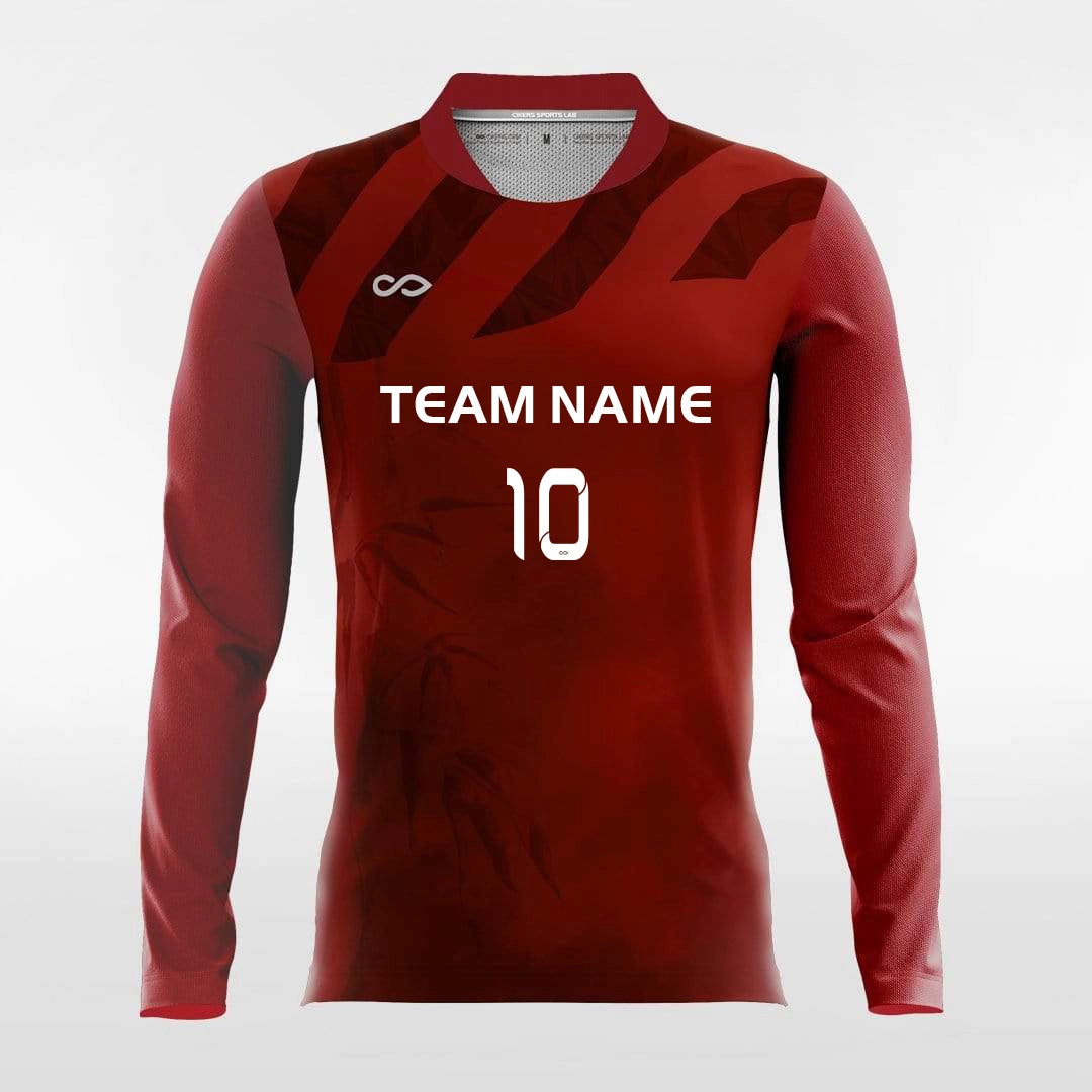 Mist - Customized Men's Sublimated Long Sleeve Soccer Jersey