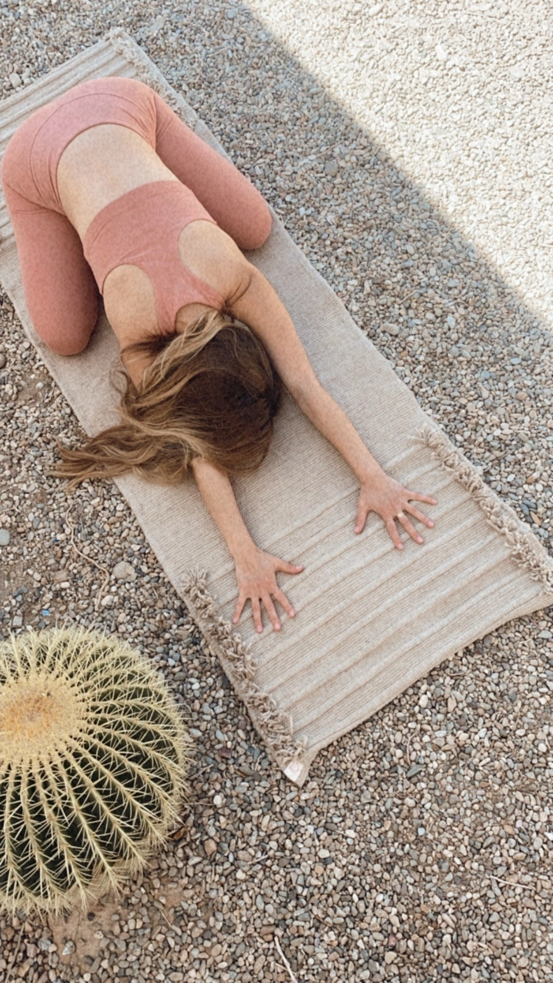 Naturally Dyed Herbal Yoga Mat