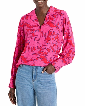 NIC   ZOE Clashy Petals Poet Blouse