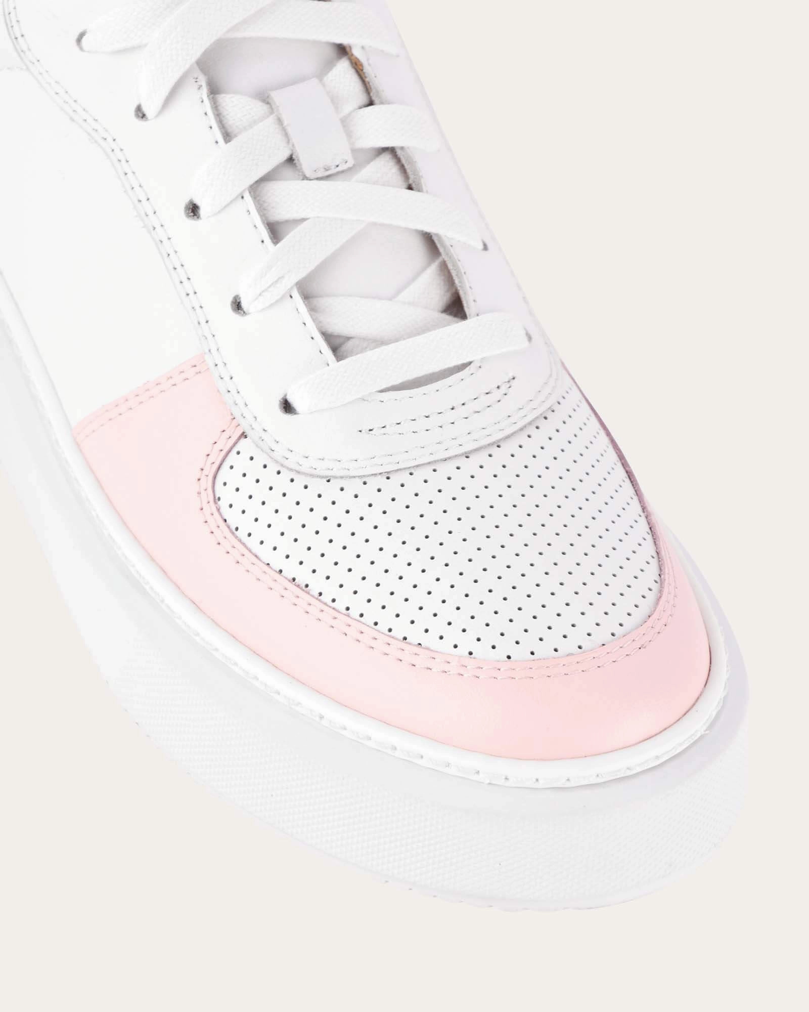 OTTO SNEAKERS WHITE SOFT PINK LEATHER