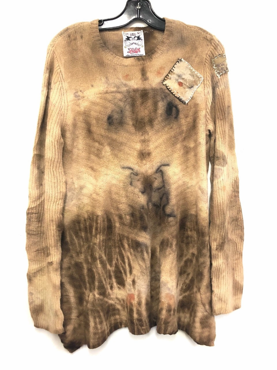 Patchwork Eco-dyed Sweater