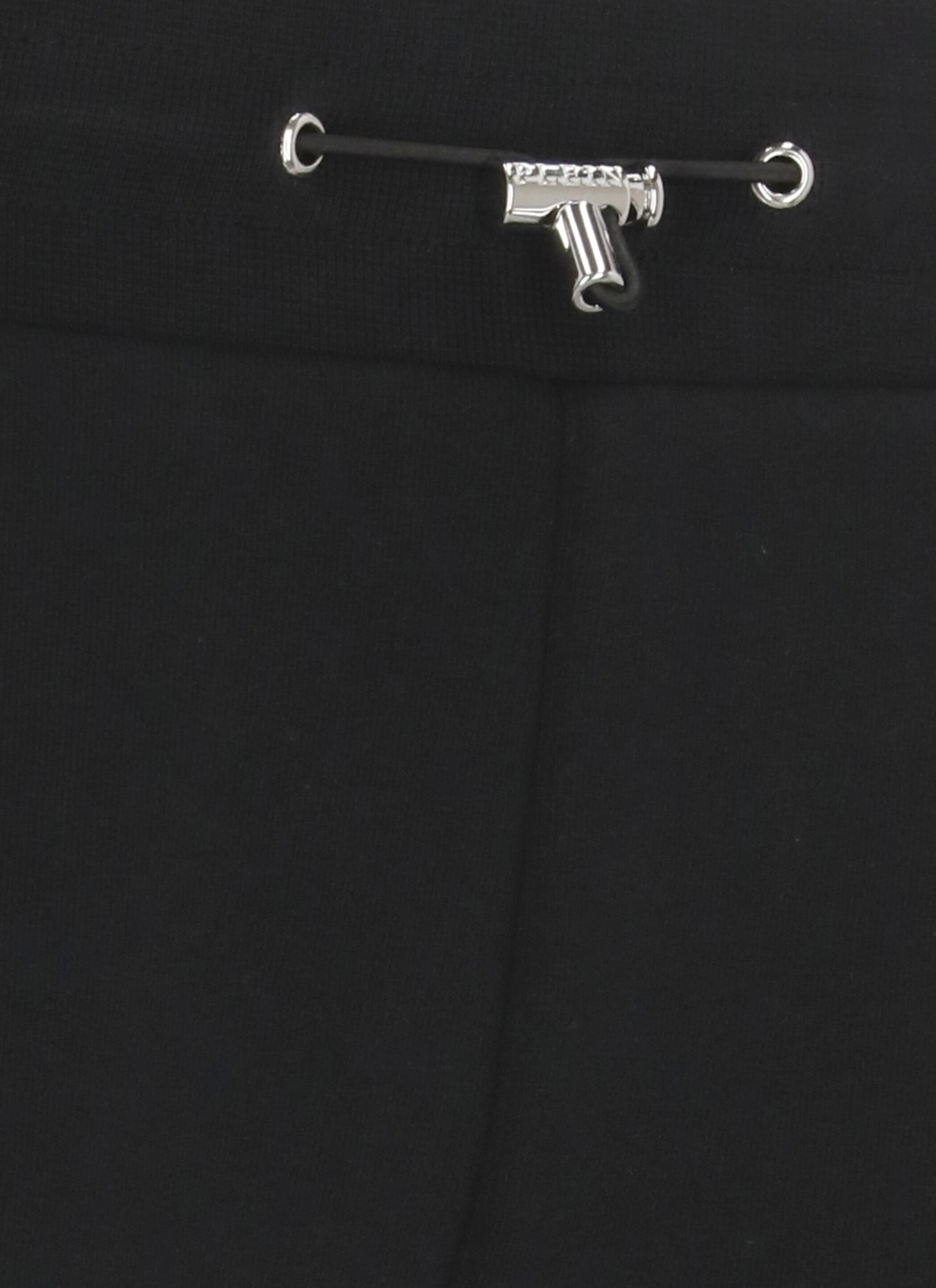 Philipp Plein Iconic Plein Logo Patch Jogging Shorts