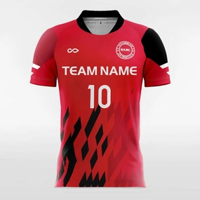 Pixel Fire - Customized Men's Sublimated Soccer Jersey