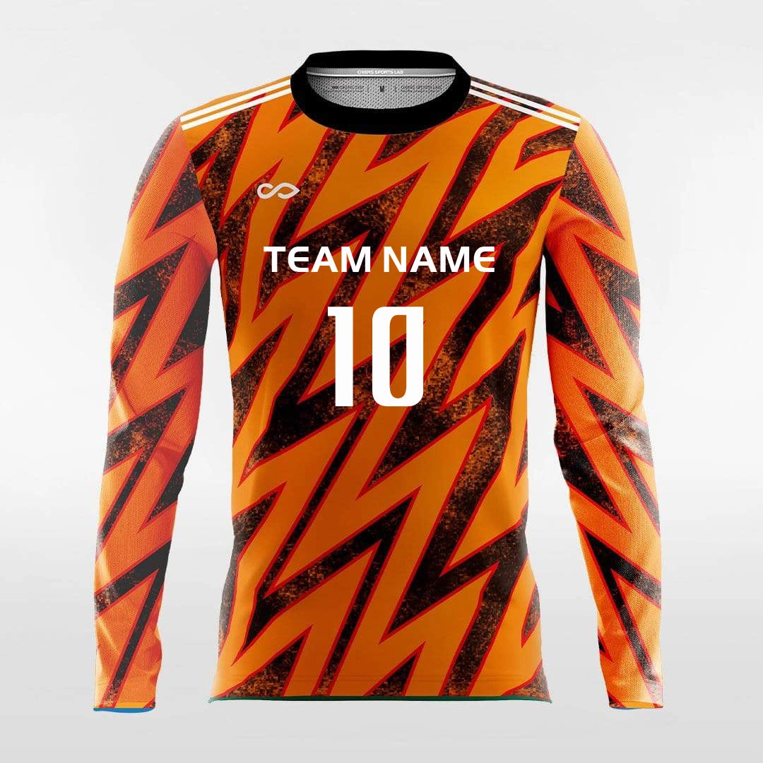 Pop Camouflage 2 - Customized Men's Sublimated Long Sleeve Soccer Jersey