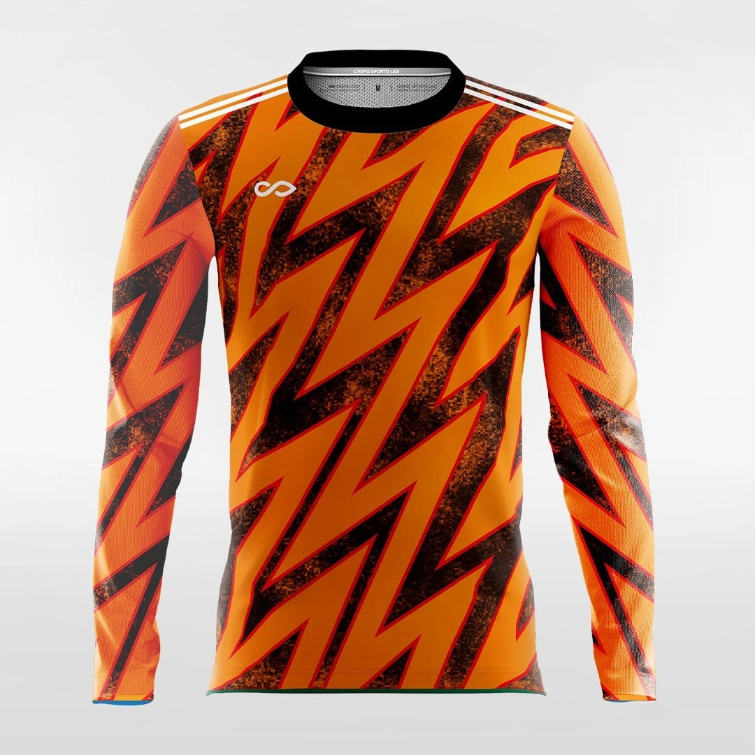 Pop Camouflage 2 - Customized Men's Sublimated Long Sleeve Soccer Jersey