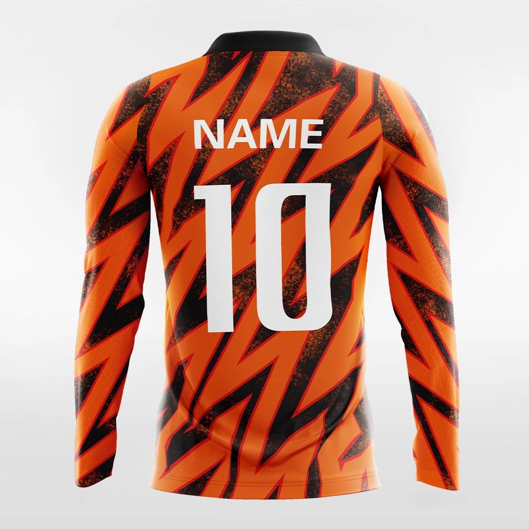 Pop Camouflage 2 - Customized Men's Sublimated Long Sleeve Soccer Jersey