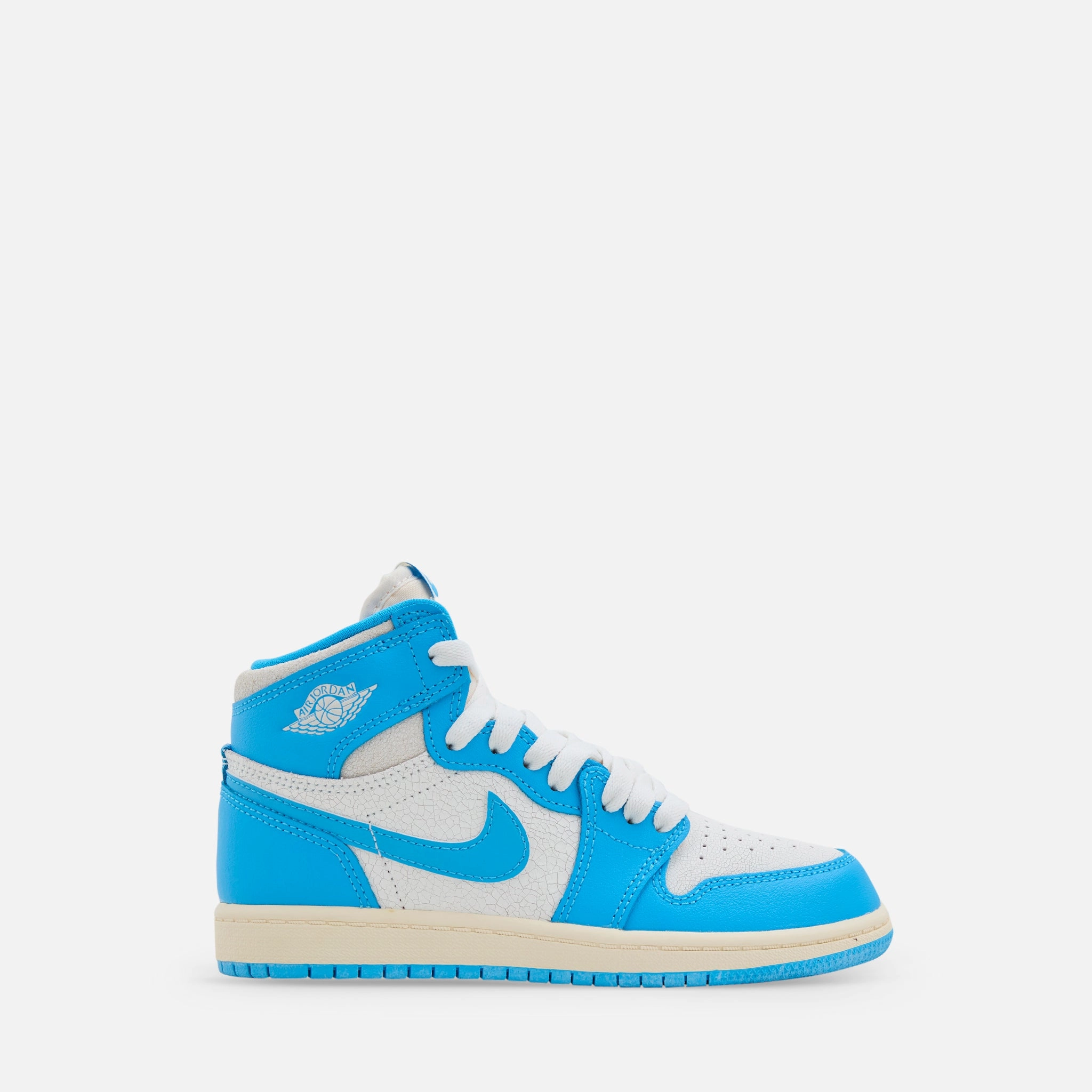 Pre-School Air Jordan 1 Retro High OG 'UNC Reimagined' Dark Powder Blue | Dark Powder Blue | Sail