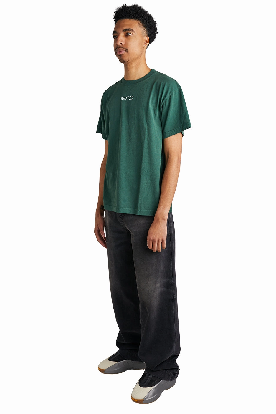 ROOTED Shop Tee 'Dark Green'