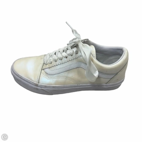 Shoes Sneakers By Vans In Cream, Size: 8.5
